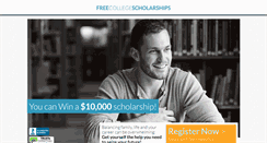 Desktop Screenshot of freecollegescholarships.net